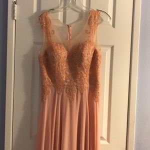 Beautiful pink dress worn once! :)